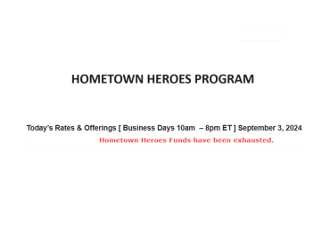 Hometown Heroes Program Update: Funds Depleted—Alternative Home Financing Options Available!